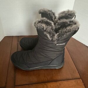 Columbia Women's Waterproof Winter Snow Boots Fur Lined Warm Insulated Size 9